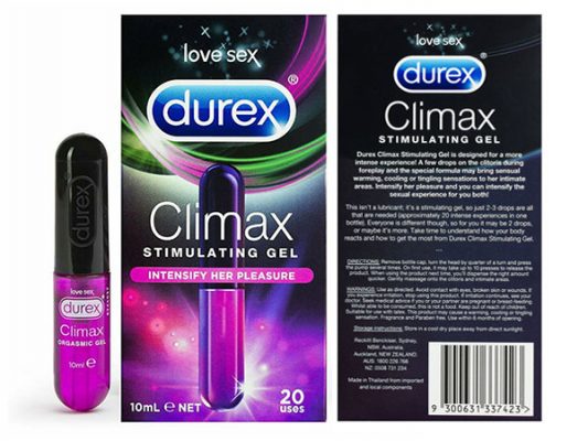 Gel bôi trơn tăng khoái cảm nữ Durex Climax