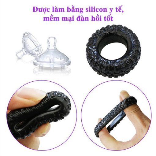 Vong Deo Silicon Cho Nam Rally Tire 2