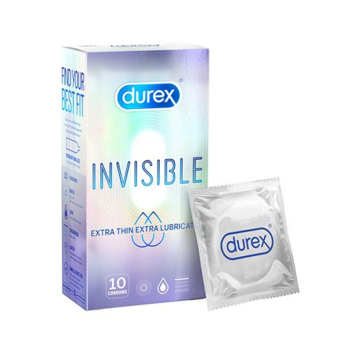 Durex Invisisble Extra Thin Extra Lubricated