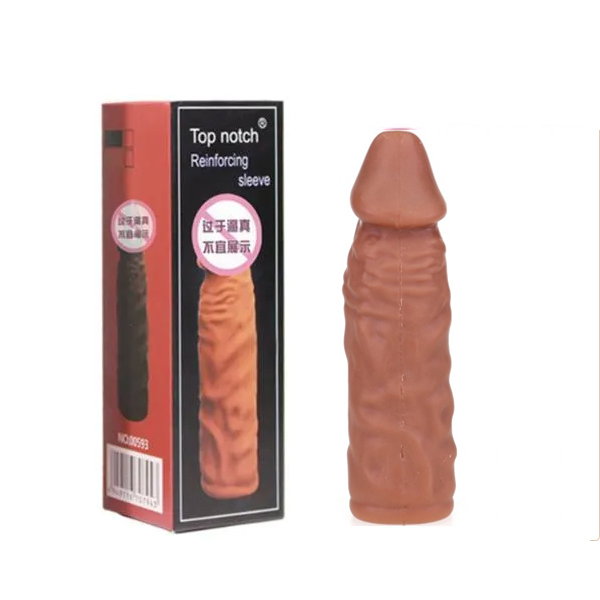 Bao cao su đôn dên Top Notch tăng 3cm thân ngắn