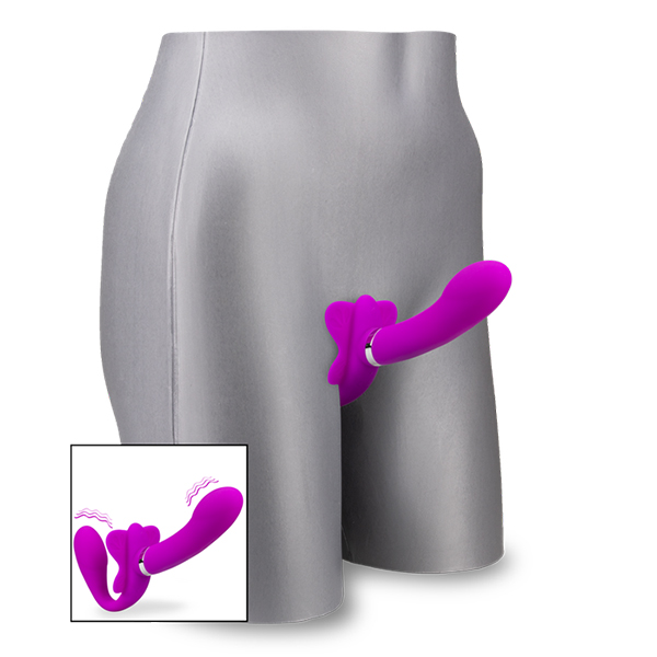 Dương vật giả 2 đầu cho Les Pretty Love Valerie 12 chế độ rung