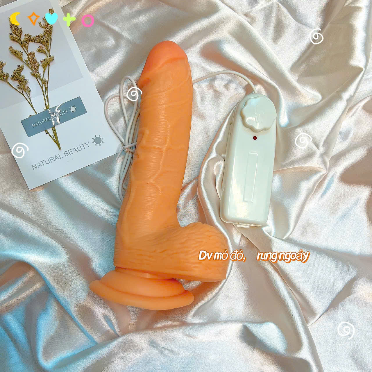 Dương vật giả gắn tường rung ngoáy Dildo siêu mềm