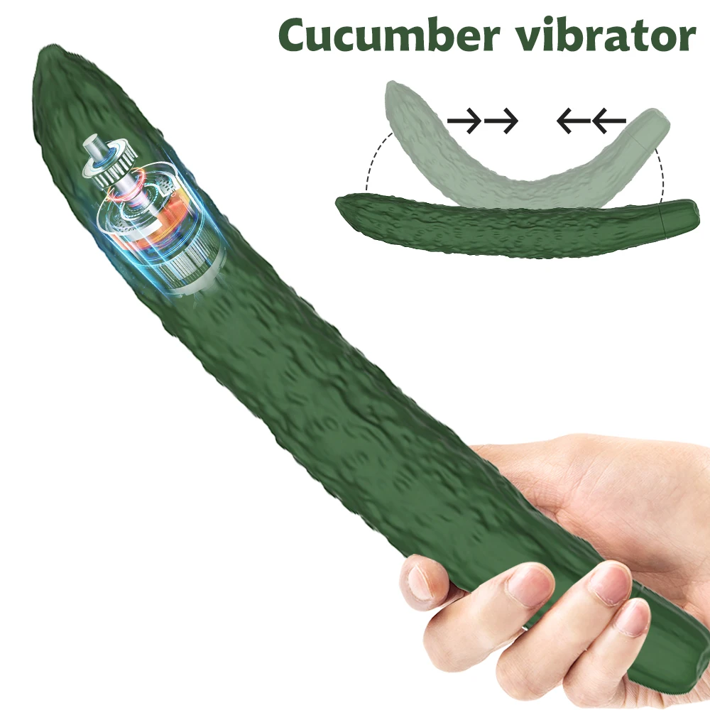 Dương vật giả nguỵ trang dưa leo Wistone Cucumber 7 chế độ rung