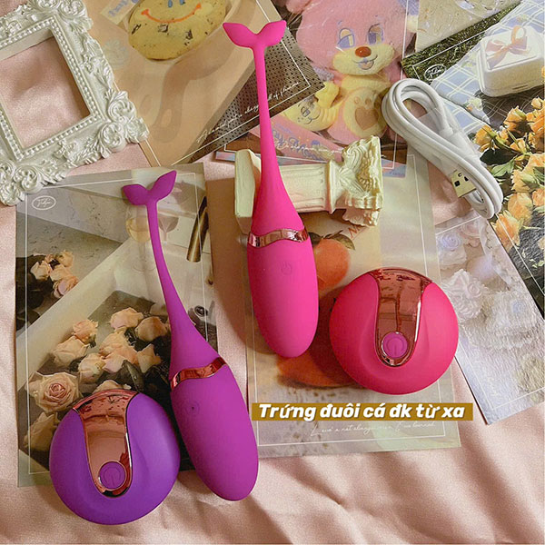 Trứng rung đuôi cá điều khiển từ xa Private Massager 12 chế độ