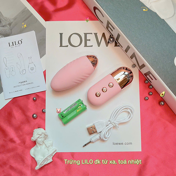 Alternative view of Trứng rung không dây điều khiển từ xa Lilo 10 chế độ, toả nhiệt