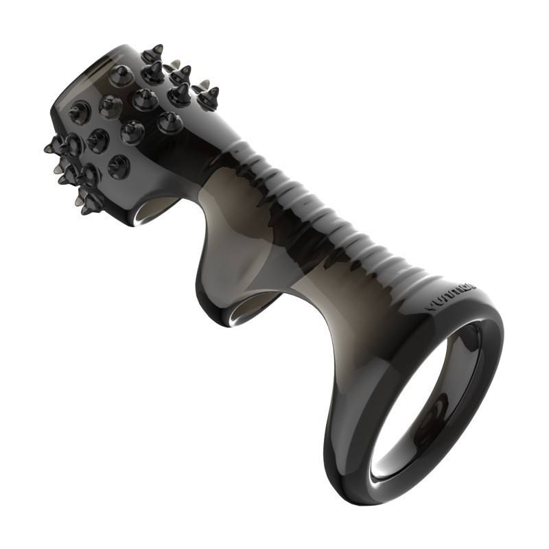 Alternative view of Bao cao su đôn thân gân gai Crystal Va1 (Đen)