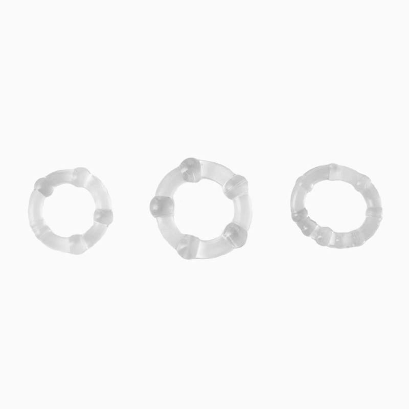 Bộ 3 vòng đeo silicon bi mềm Stay Hard