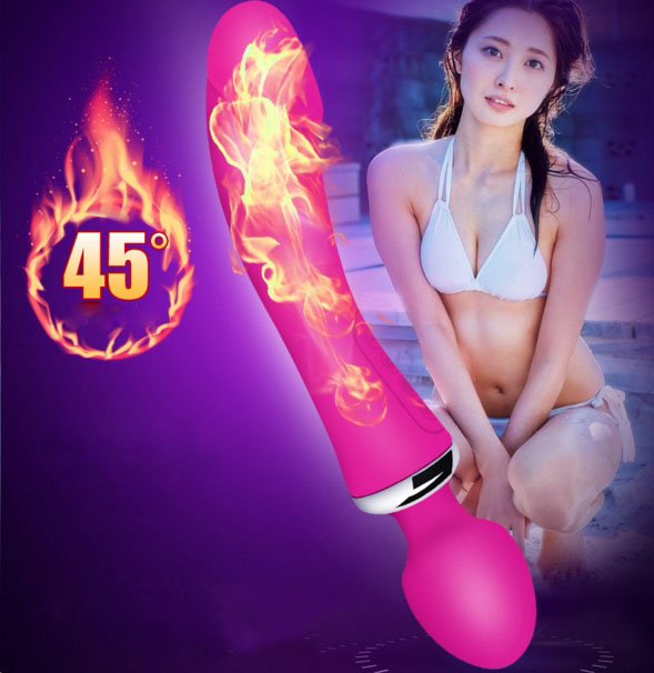 Alternative view of Chày rung 2 đầu cong massage âm đạo Double End, có toả nhiệt