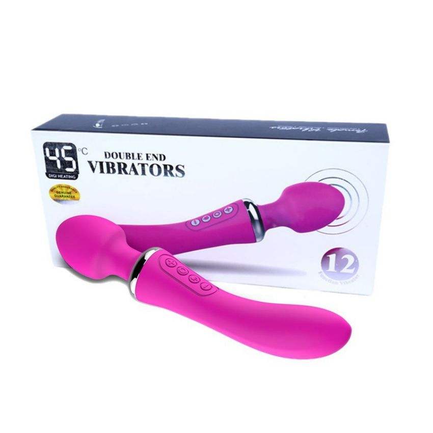 Chày rung 2 đầu cong massage âm đạo Double End, có toả nhiệt
