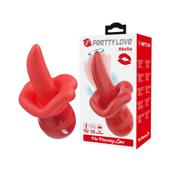 Lưỡi rung liếm massage âm đạo cho nữ Pretty Love Obelia