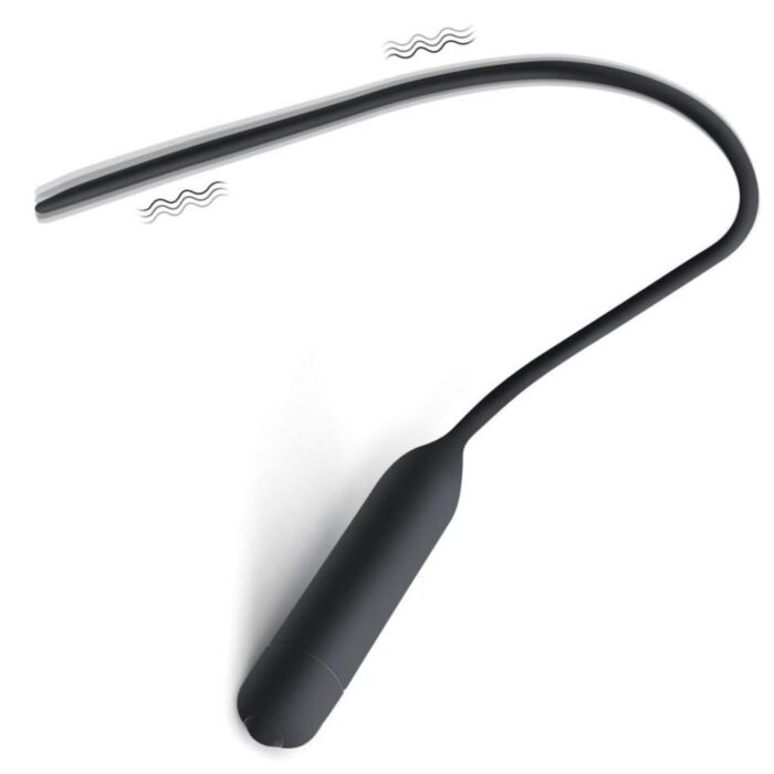 Sounding silicon rung kích thích niệu đạo Ribbed 10 tần số