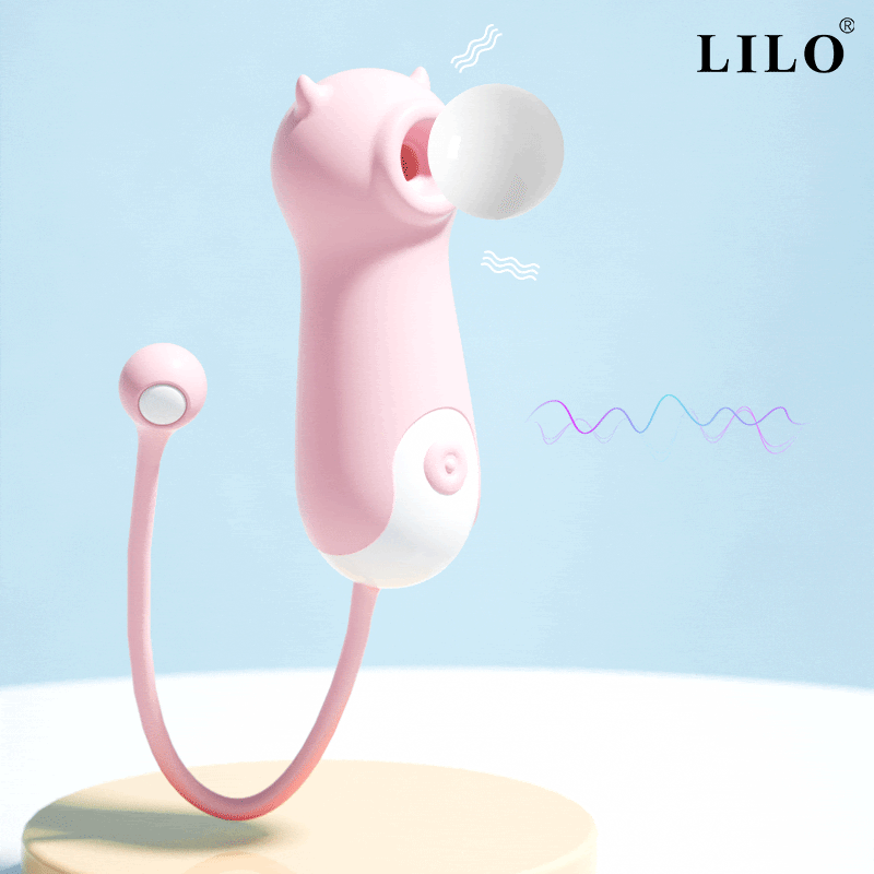 Trứng rung gấu bú mút Lilo Little Monsters 10 chế độ