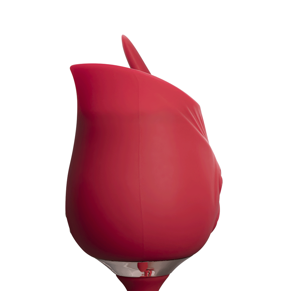 Alternative view of Trứng rung hoa hồng Gentle Tongue rung thụt kết hợp lưỡi liếm âm đạo