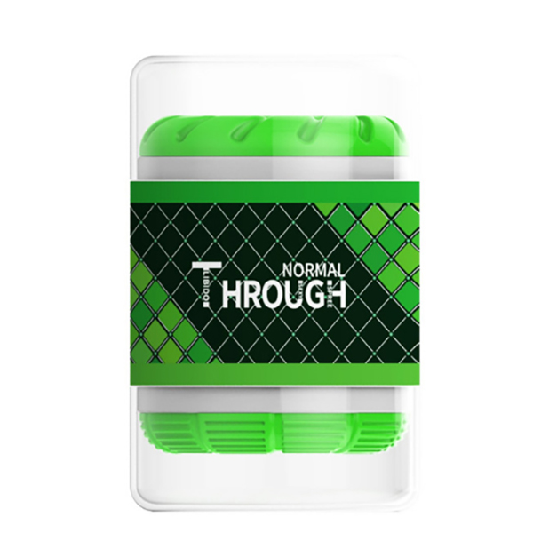 Cốc thủ dâm thông hai đầu Through Normal (Xanh)