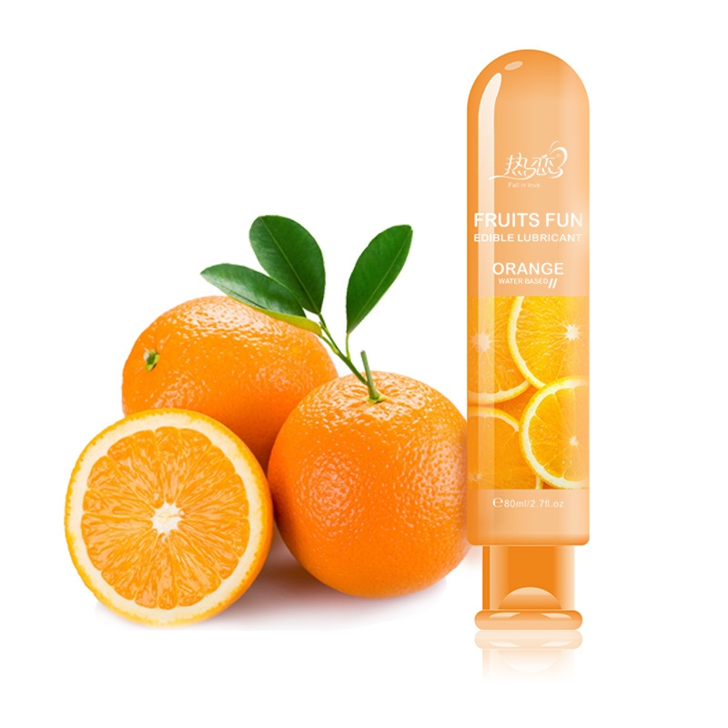 Gel bôi trơn vị cam tươi Fruits Fun Orange 80ml – ăn được