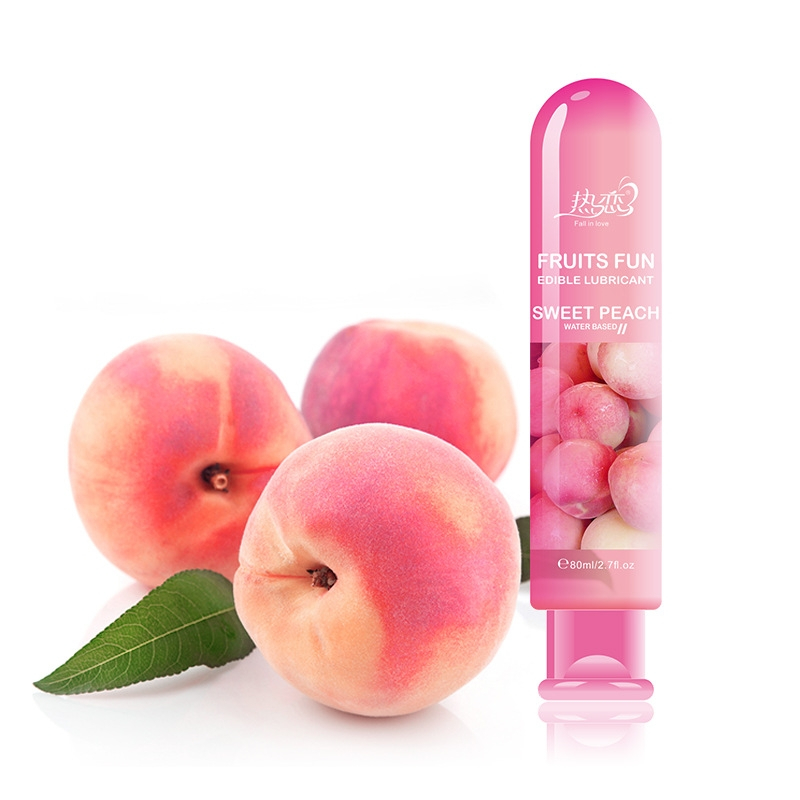 Gel bôi trơn vị đào Fruits Fun Sweet Peach 80ml – ăn được