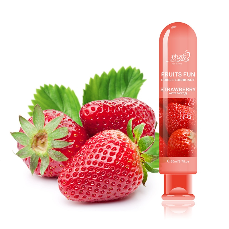 Gel bôi trơn vị dâu Fruits Fun Strawberry 80ml – ăn được
