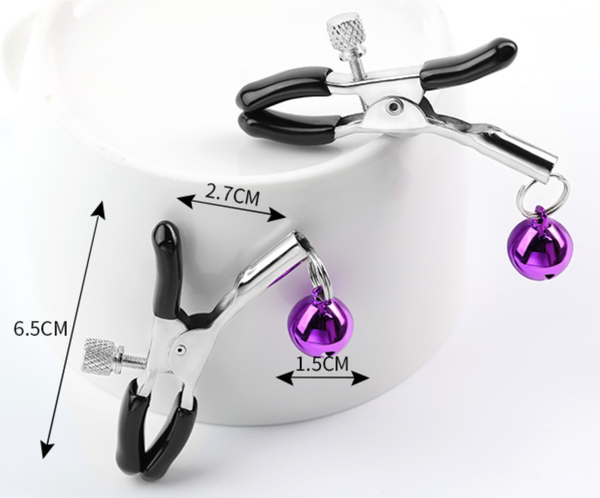 Alternative view of Kẹp ti vú có chuông