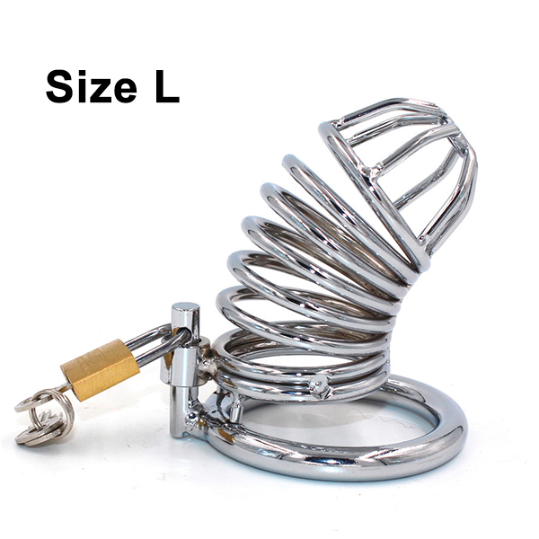 Khóa dương vật nam inox hình tim 5cm