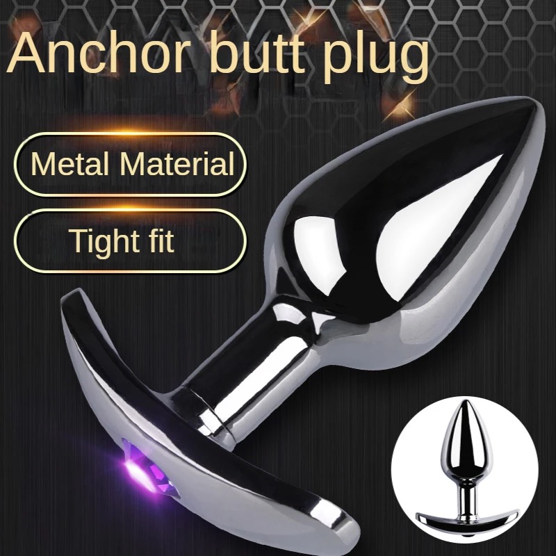 Plug inox nhét hậu môn hình mỏ neo