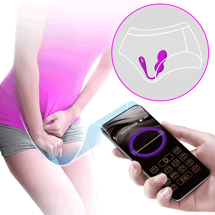 Alternative view of Trứng rung kegel điều khiển bằng app Pretty Love Elvira