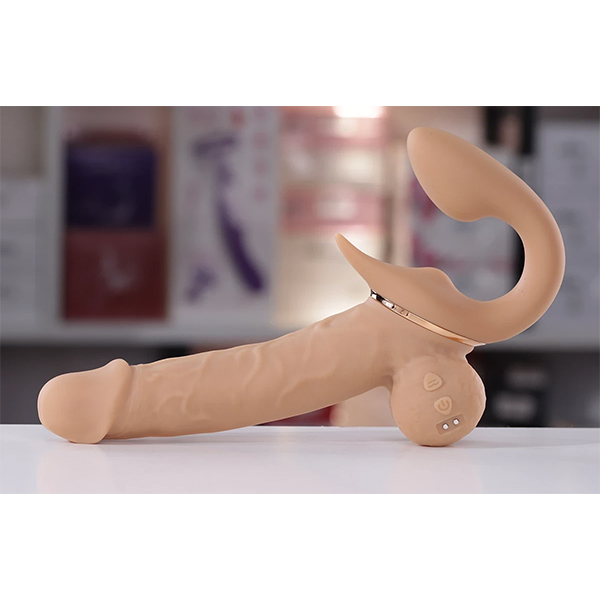 Alternative view of Dương vật giả 2 đầu rung thụt cho Les Yeain Double Enjoy Cannon