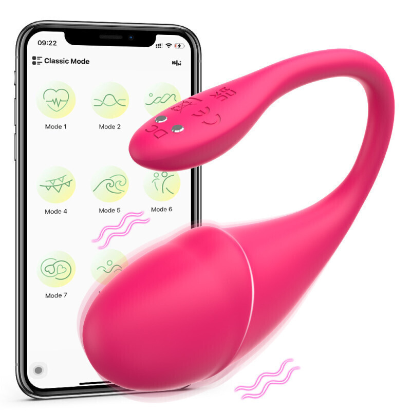 Trứng rung đầu dương vật IRIS điều khiển từ xa qua app điện thoại